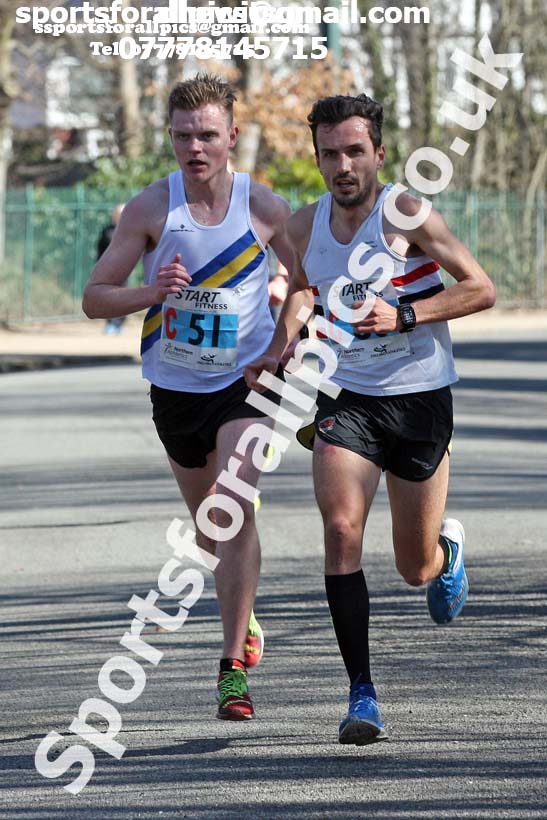 Senior mens Northern 12 Stage Road Relay Champs., Birkenhead Park. Photo: David T. Hewitson/Sports for All Pics